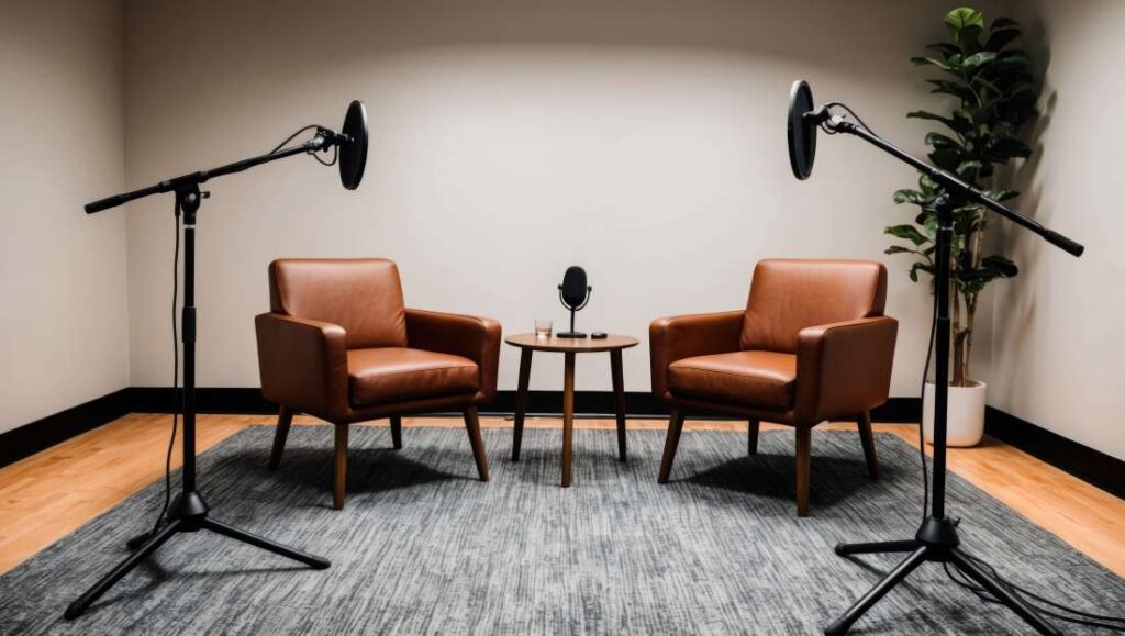 Professional Interview Setup Studio on Rent: Record High-Quality Video Content