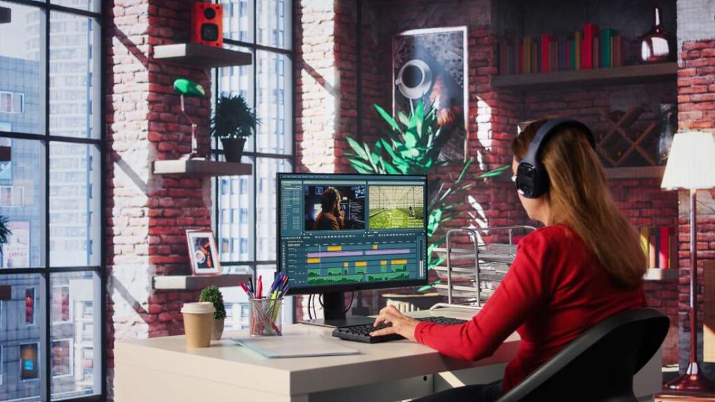 Content Creation Workflow Using a Professional Video Studio
